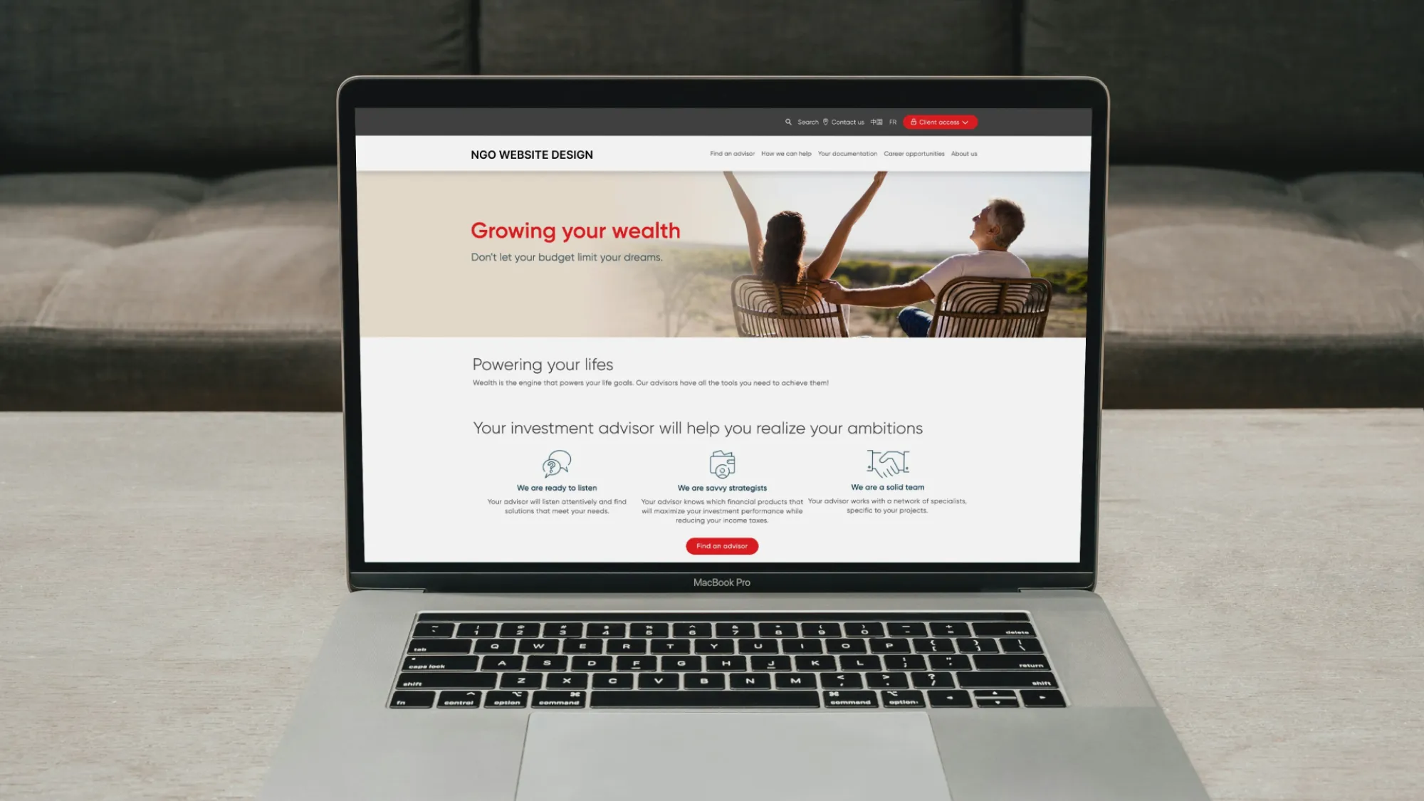 NGO Portal Design
